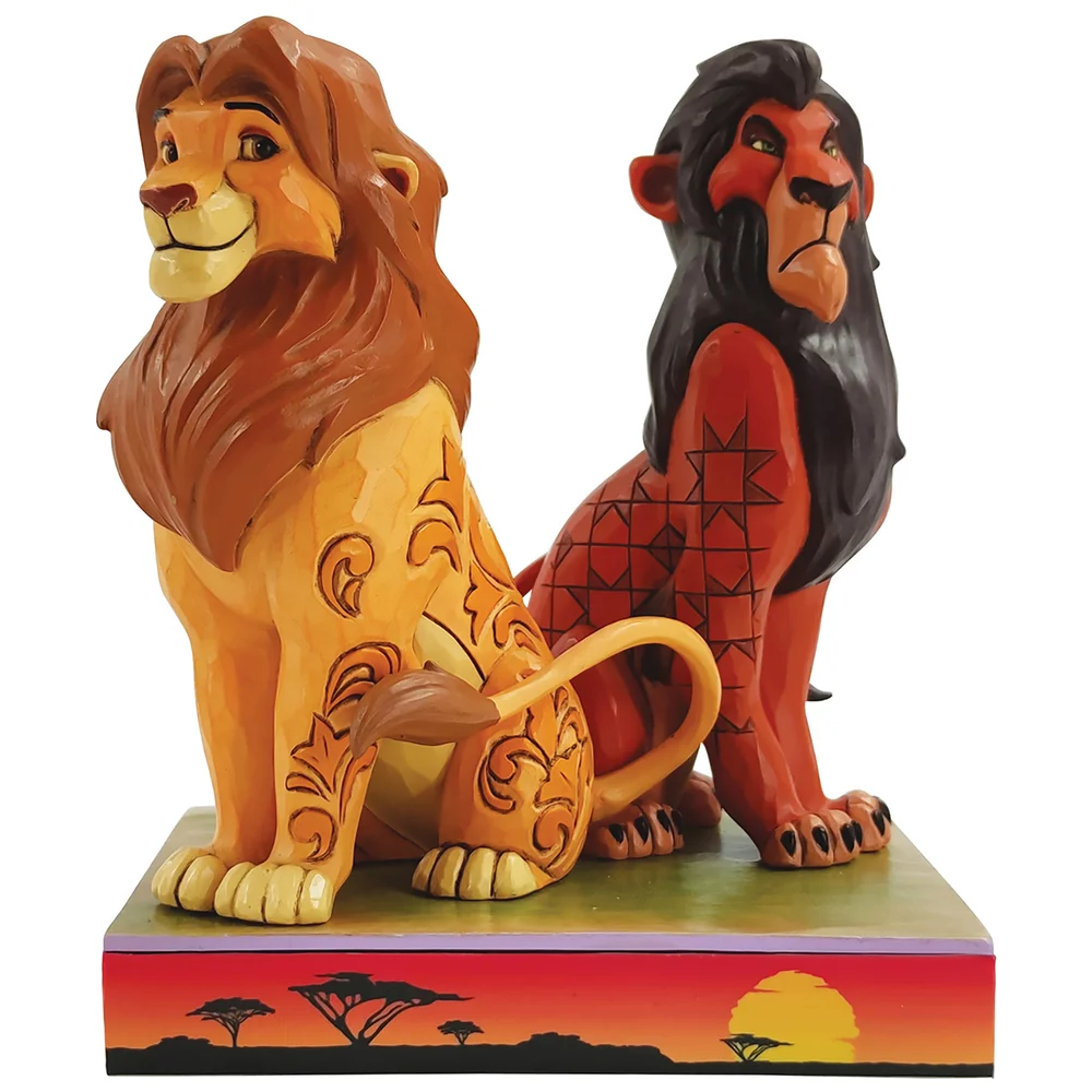 Disney Traditions The Lion King Simba And Scar Figurine Bild 1