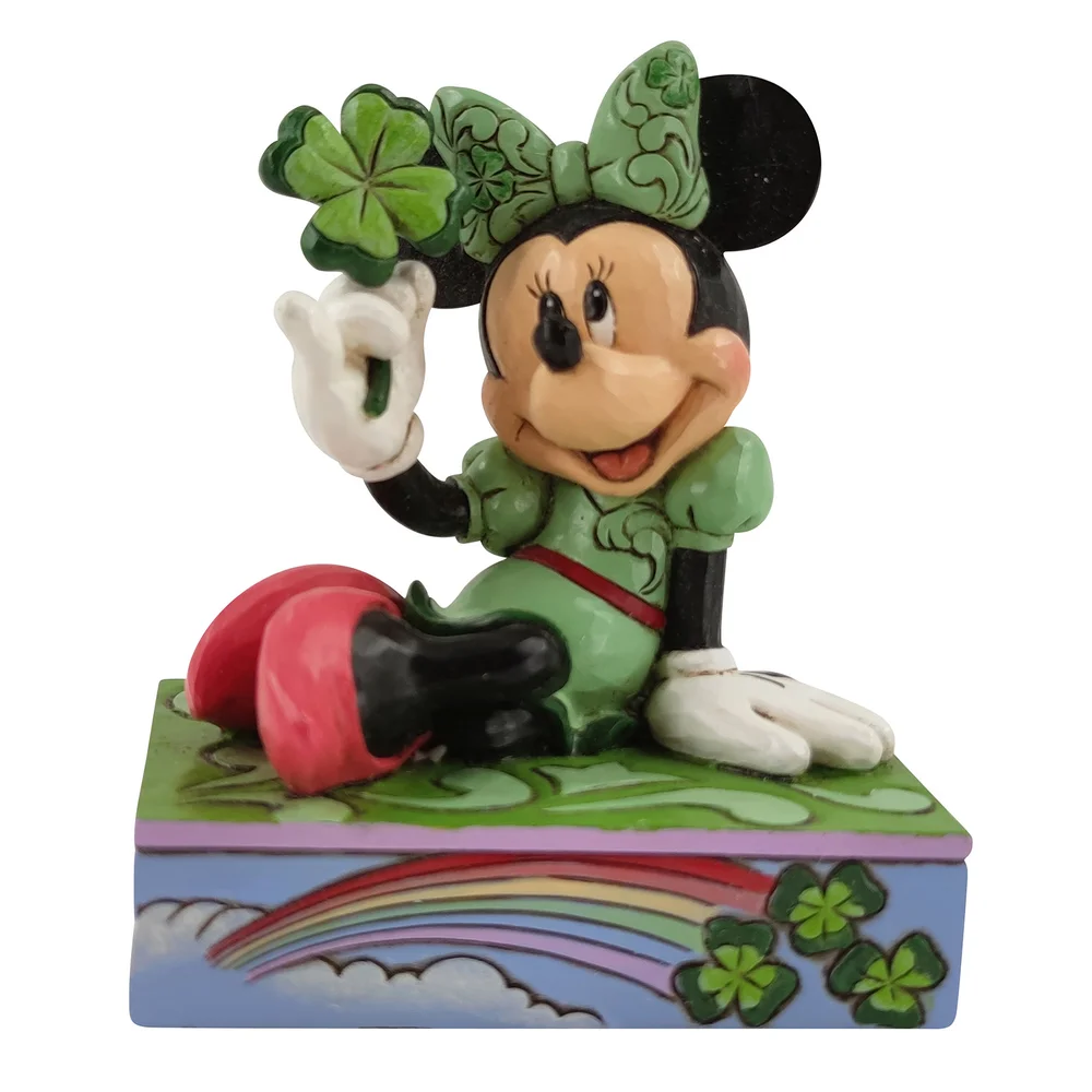 Disney Traditions St Patrick's Day Minnie Figurine Bild 1
