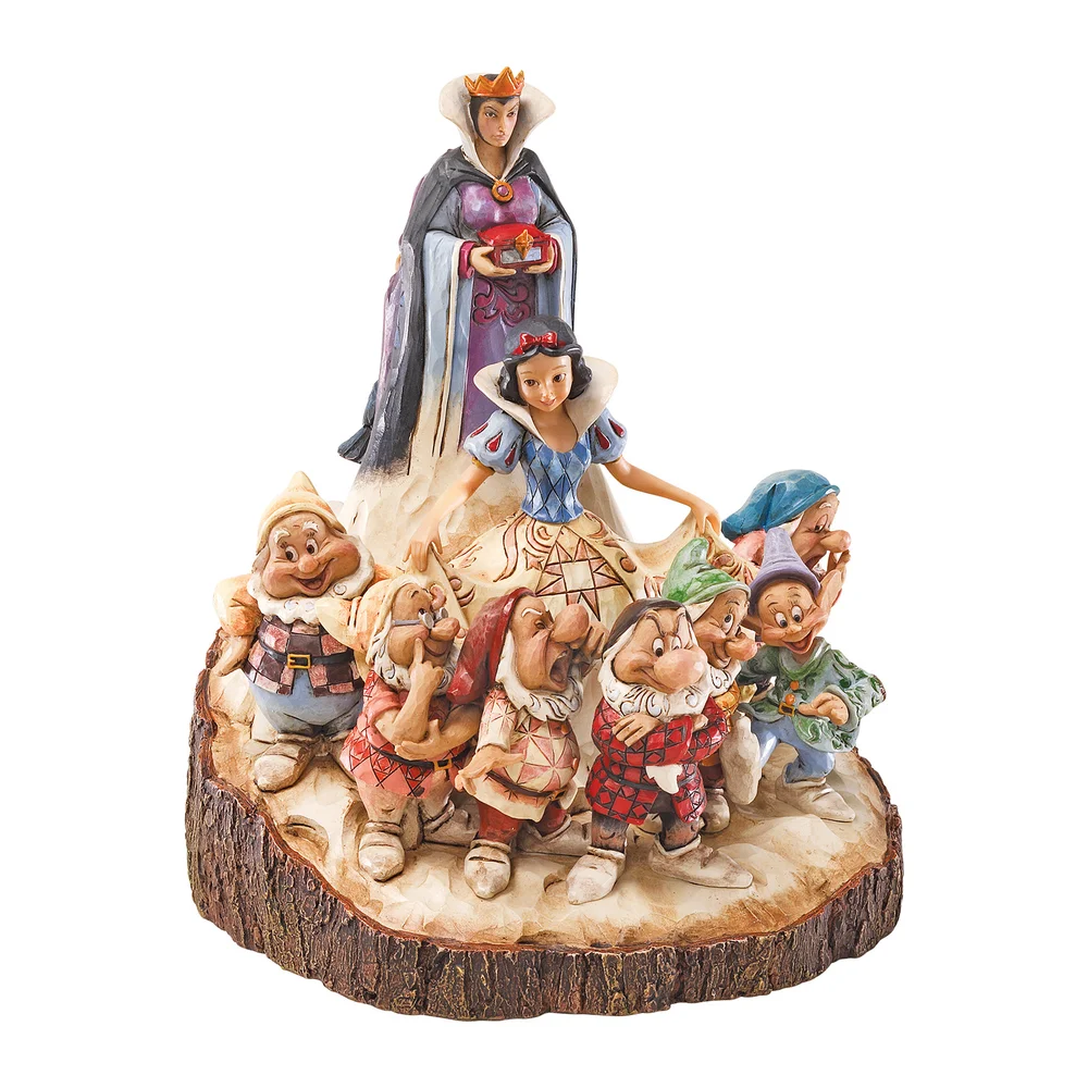 Disney Traditions Snow White The One That Started Carved by Heart Figurine Bild 1