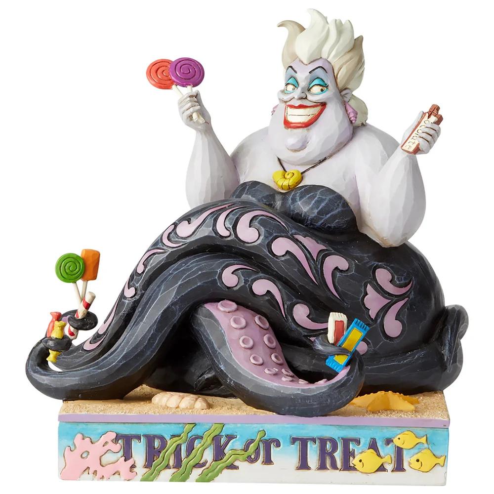Disney Traditions The Little Mermaid Trick or Treat Ursula Figurine Bild 1