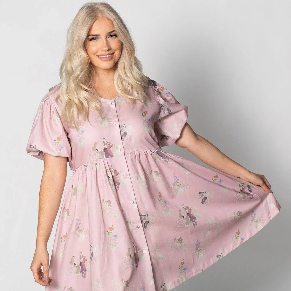 Cakeworthy Sleeping Beauty Puffy Sleeve Dress - S Bild 1