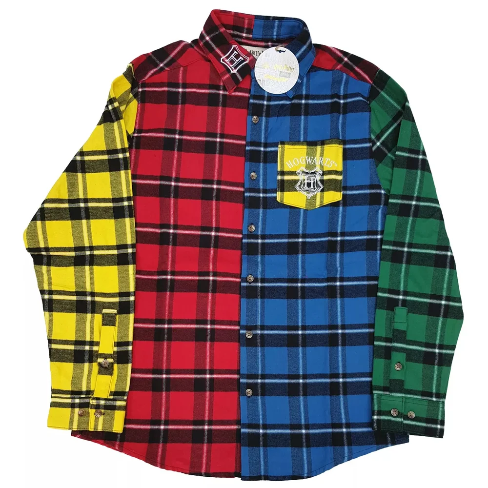 Cakeworthy Hogwarts Colour Block Flannel Shirt - S Bild 1