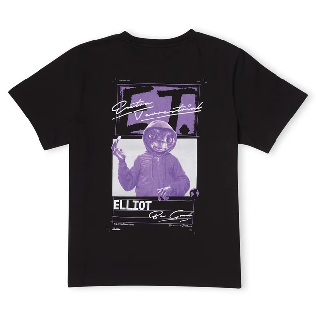 E.T. the Extra-Terrestrial Unisex T-Shirt - Black