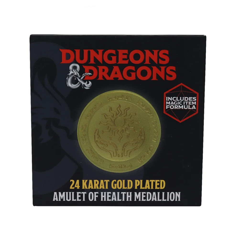 Fanattik Dungeons & Dragons Limited Edition 24k Gold Plated Medallion Bild 1