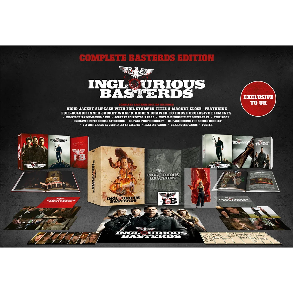 Inglourious Basterds - Zavvi Exclusive 4K Ultra HD Complete Basterds Edition Steelbook Bild 1
