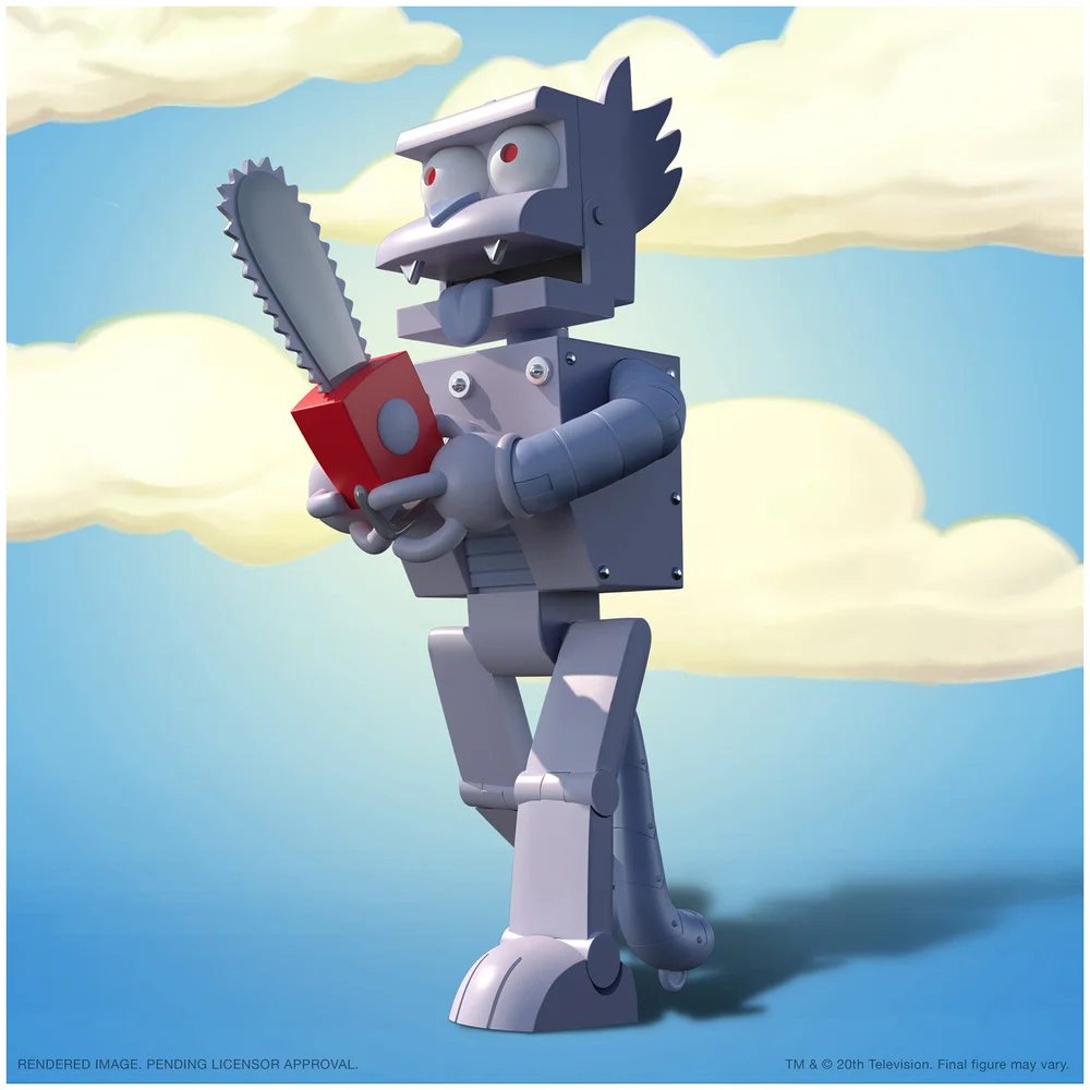 Super7 The Simpsons ULTIMATES! Figure - Robot Scratchy Bild 1