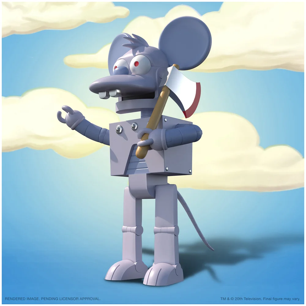 Super7 The Simpsons ULTIMATES! Figure - Robot Itchy Bild 1