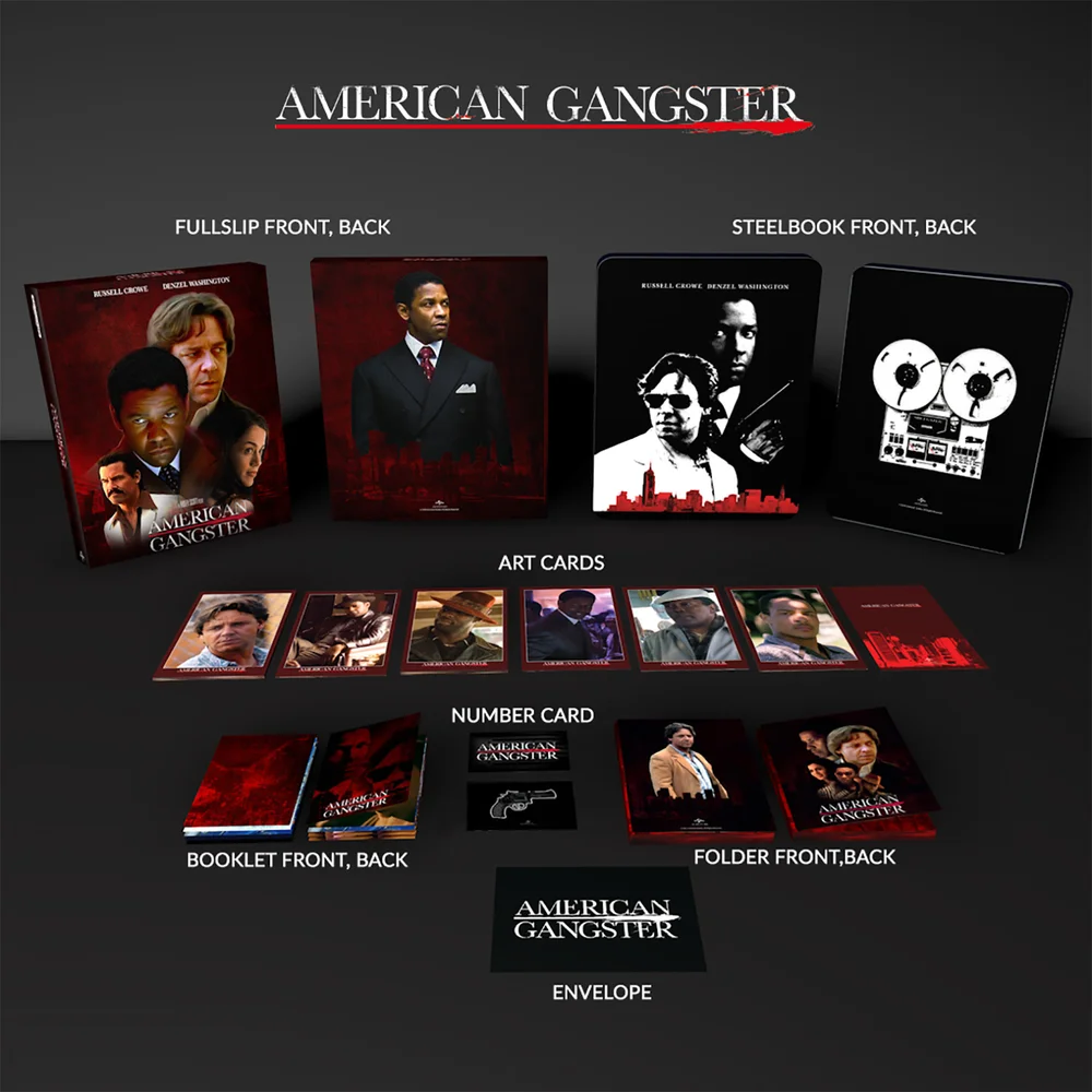 American Gangster - 4K Ultra HD Limited Edition Collector's Steelbook (Includes Blu-ray) Bild 1
