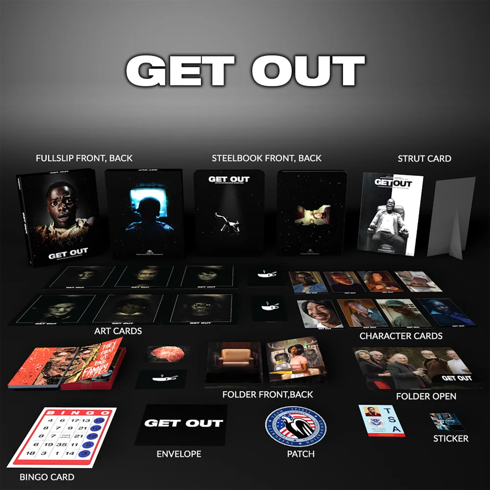 Get Out - 4K Ultra HD Limited Edition Collector's Steelbook (Includes Blu-ray) Bild 1