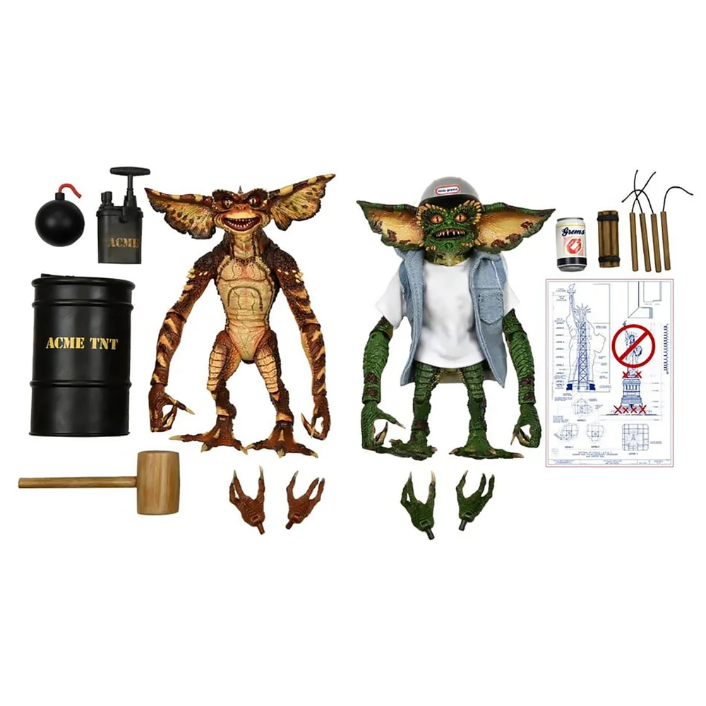 NECA Gremlins 2 Bad Batch Demolition 2 Pack Ultimate 7 Inch Action Figures Bild 1