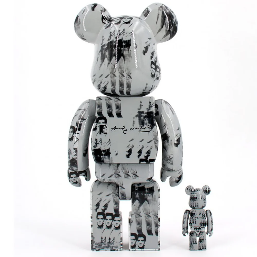 Medicom Be@rbrick Andy Warhol x Elvis Presley 100% & 400% Bild 1