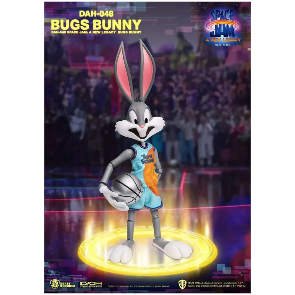 Beast Kingdom Space Jam: A New Legacy Dynamic 8ction Heroes Figure - Bugs Bunny Bild 1