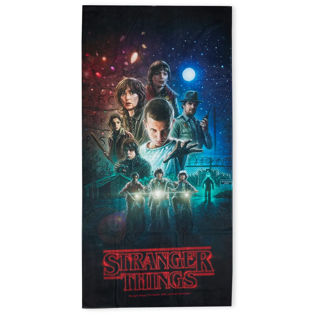Stranger Things Classic Poster Beach Towel Bild 1