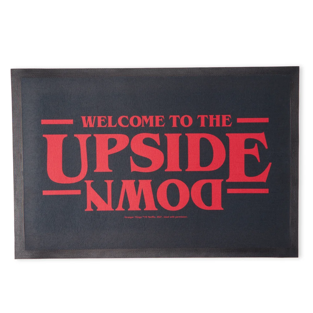 Stranger Things Welcome To The Upside Down Entrance Mat Bild 1