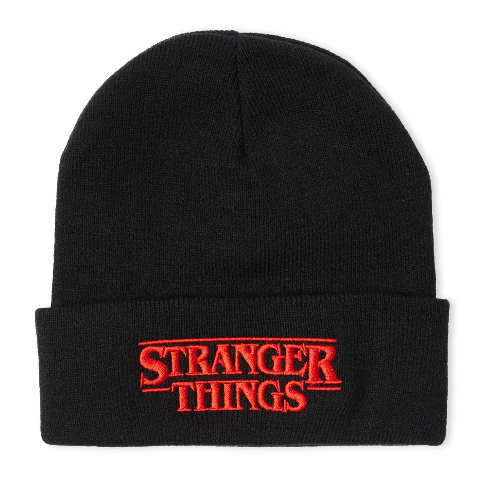 Stranger Things Logo Beanie -Black Bild 1