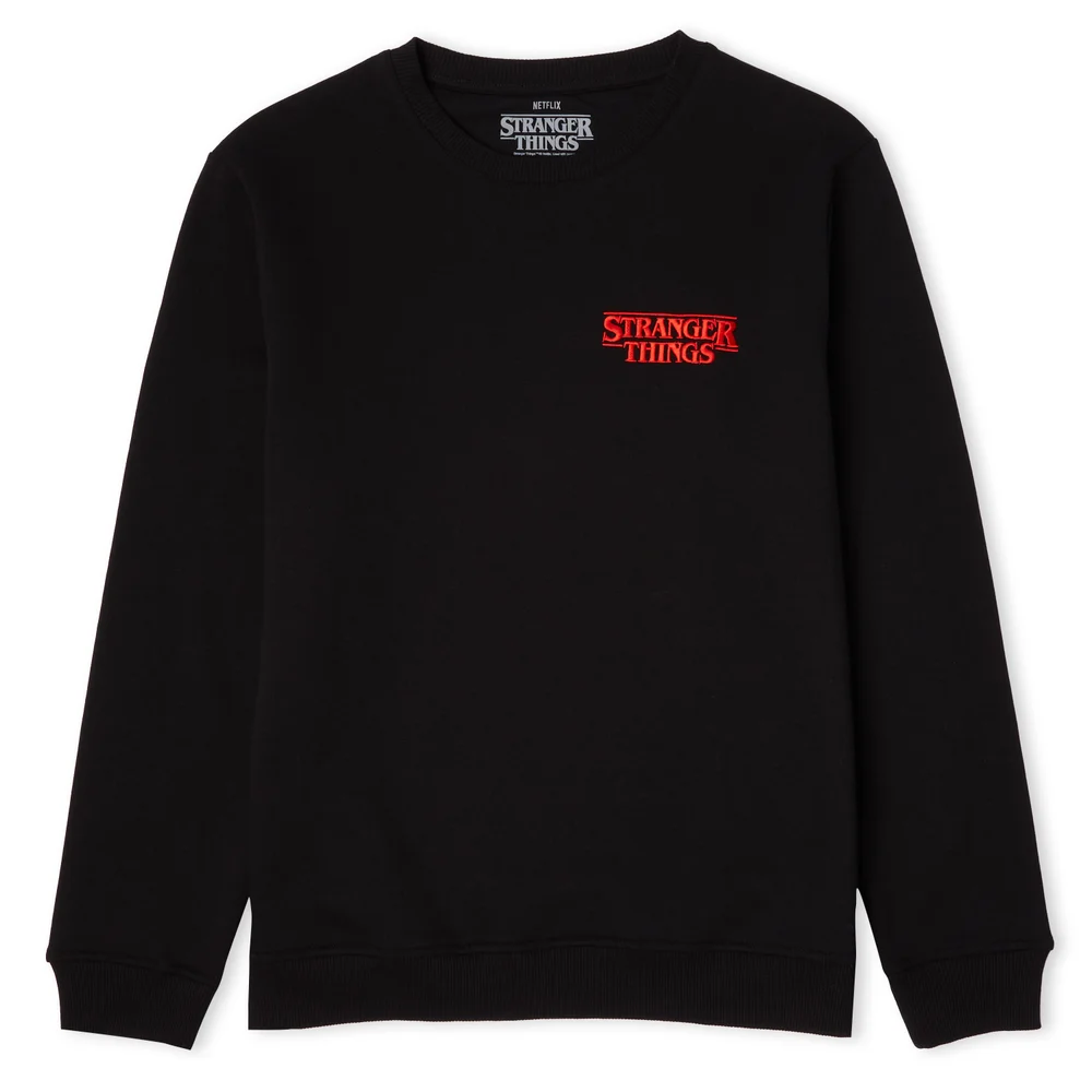 Stranger Things Stuck In The Upside Down Unisex Sweatshirt - Black - S Bild 1