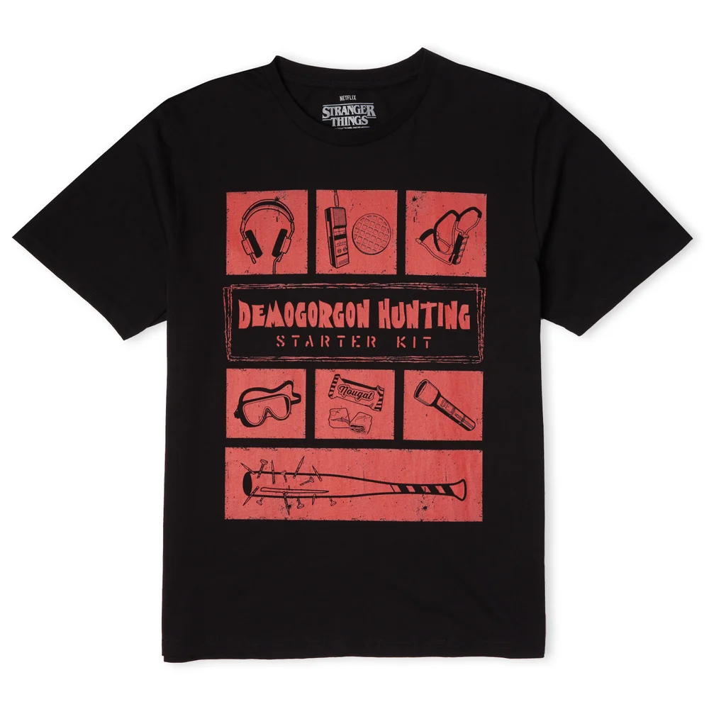 Stranger Things Demogorgon Hunter Men's T-Shirt - Black - S Bild 1