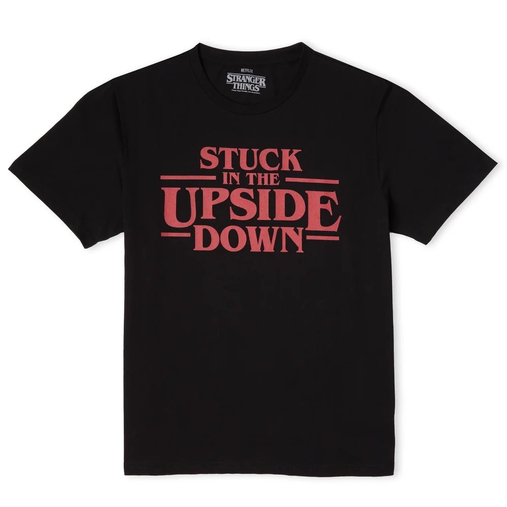 Stranger Things Stuck In The Upside Down Men's T-Shirt - Black - S Bild 1