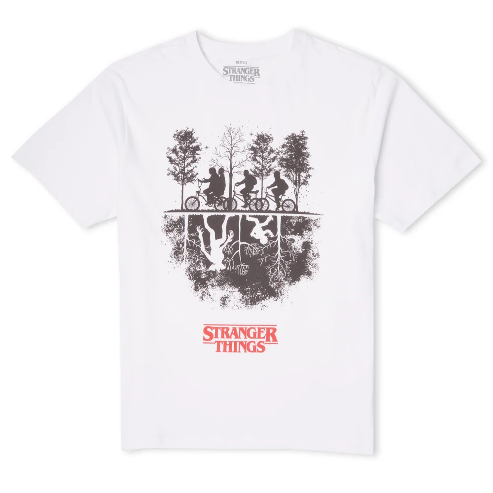 Stranger Things Upside Down Men's T-Shirt - White - S Bild 1