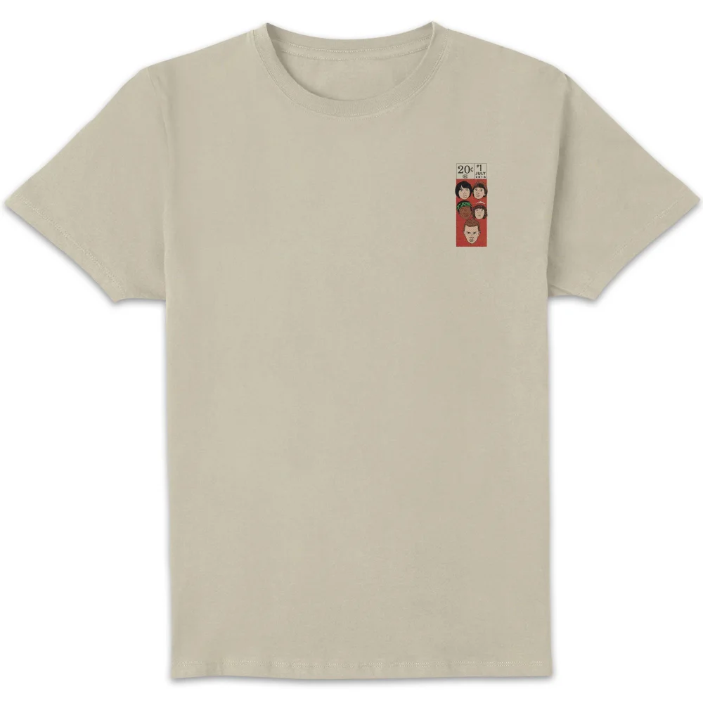 Stranger Things Comic Book Cover Unisex T-Shirt - White Vintage Wash - M Bild 1