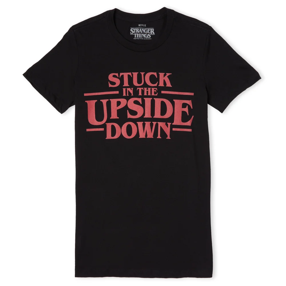 Stranger Things Stuck In The Upside Down Women's T-Shirt - Black - XS Bild 1
