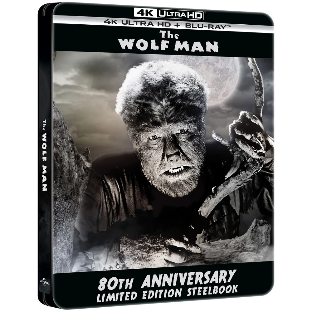 The Wolf Man - 4K Ultra HD 80th Anniversary Limited Edition Steelbook Bild 1