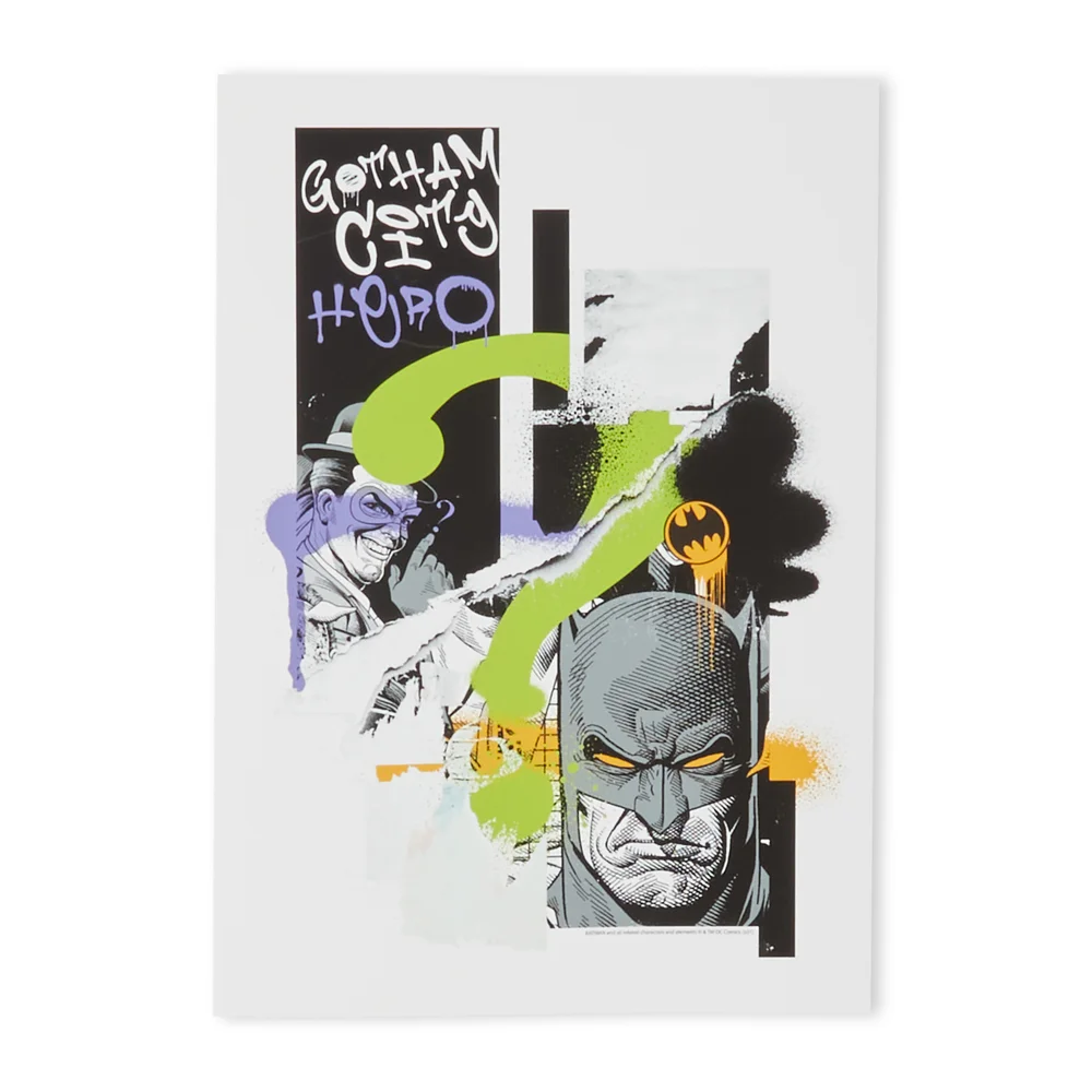 Batman Torn Giclee Art Print - A4 - Print Only Bild 1