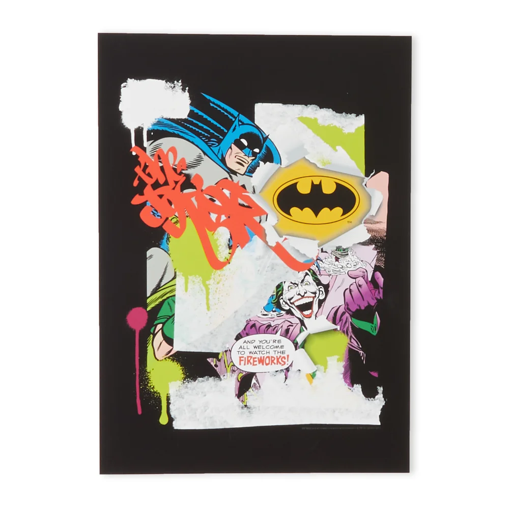 Batman Collage Giclee Art Print - A4 - Print Only Bild 1
