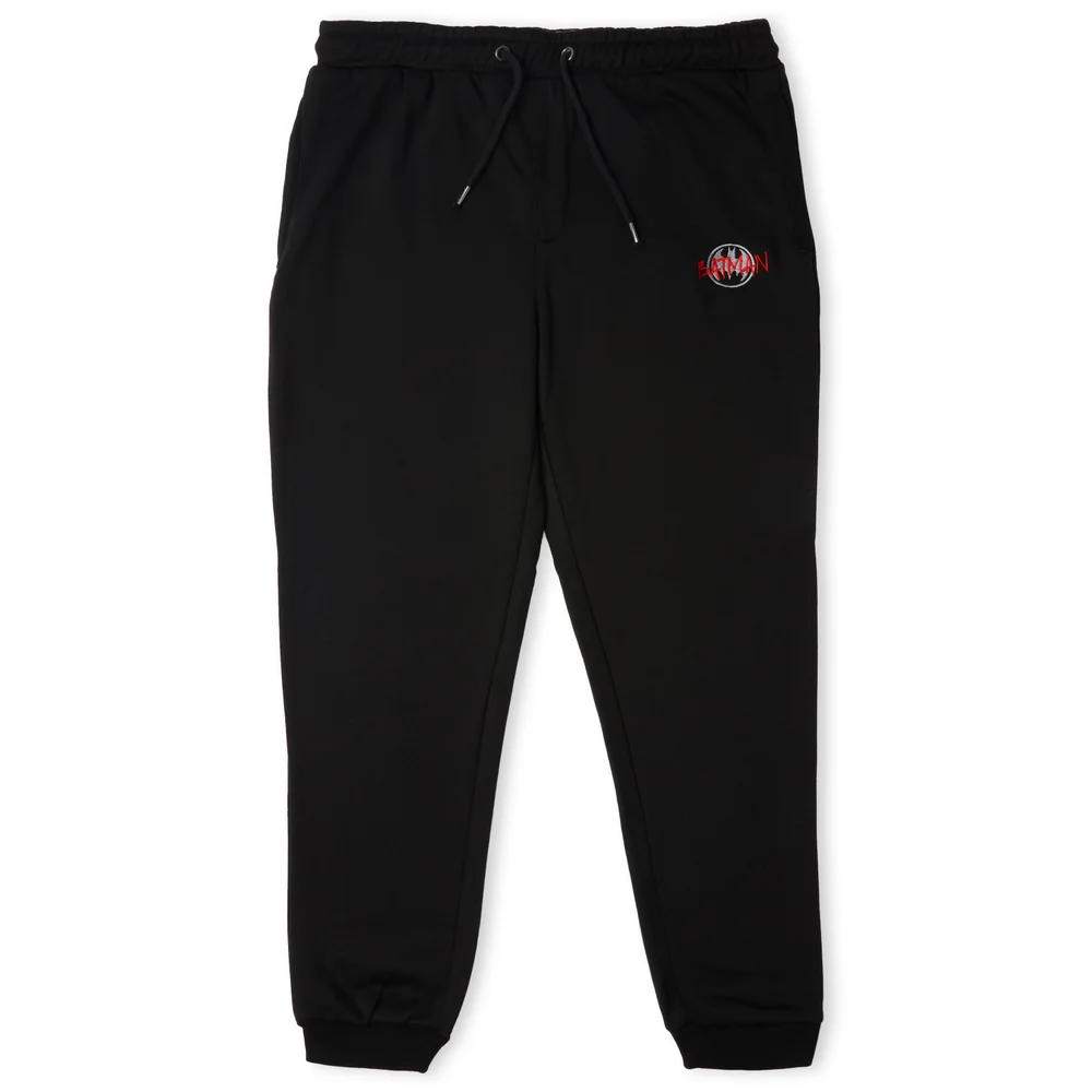 Batman Graffiti Embroidered Unisex Joggers - Schwarz - S Bild 1