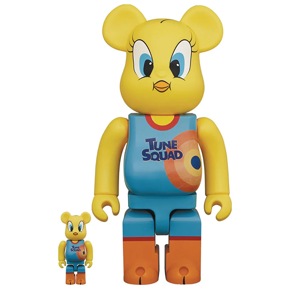 Medicom Space Jam: A New Legacy Tweety Bird 100% & 400% Be@rbrick 2-pack Bild 1