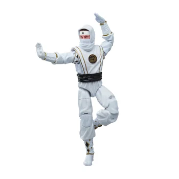 Hasbro Power Rangers Lightning Collection Monsters Mighty Morphin Ninja White Ranger 6 Inch Action Figure