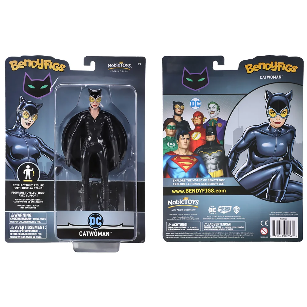 Noble Collection DC Universe Catwoman BendyFig 7.5 Inch Action Figure Bild 1