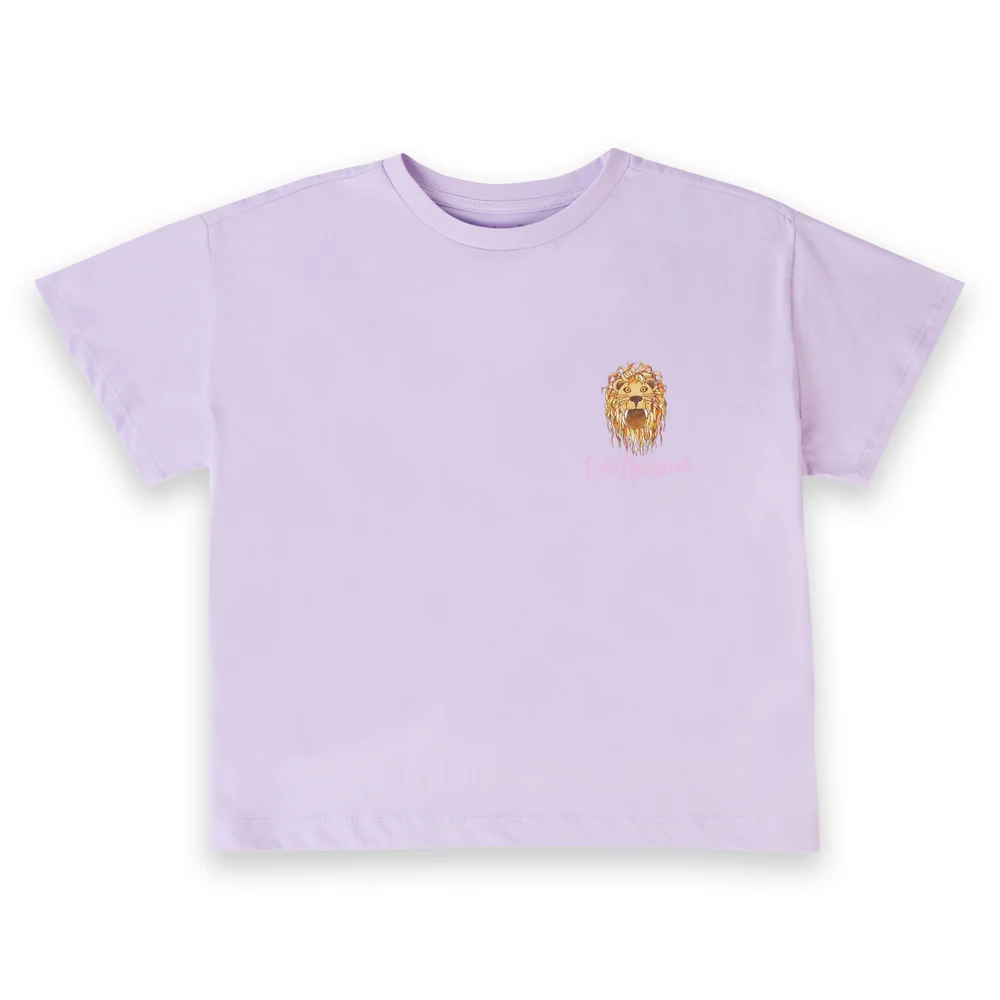Harry Potter Luna Lovegood Lion Women's Cropped T-Shirt - Lilac - XS Bild 1