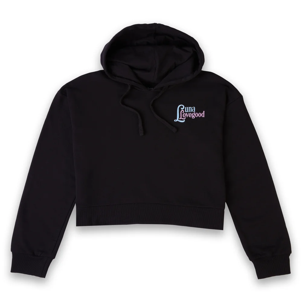 Harry Potter Luna Lovegood The Things We Lose Women's Cropped Hoodie - Black - XS - Schwarz Bild 1