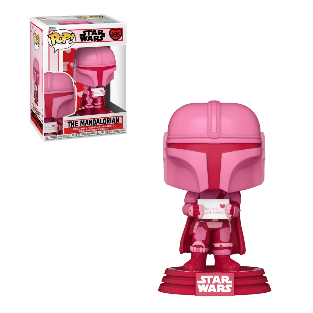 Star Wars Valentines The Mandalorian Funko Pop! Vinyl Bild 1