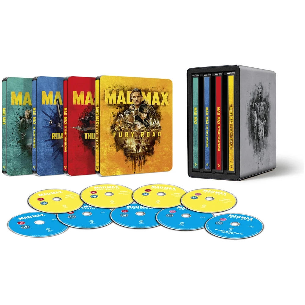 Mad Max Anthology - 4K Ultra HD Zavvi Exclusive Steelbook Collection Bild 1