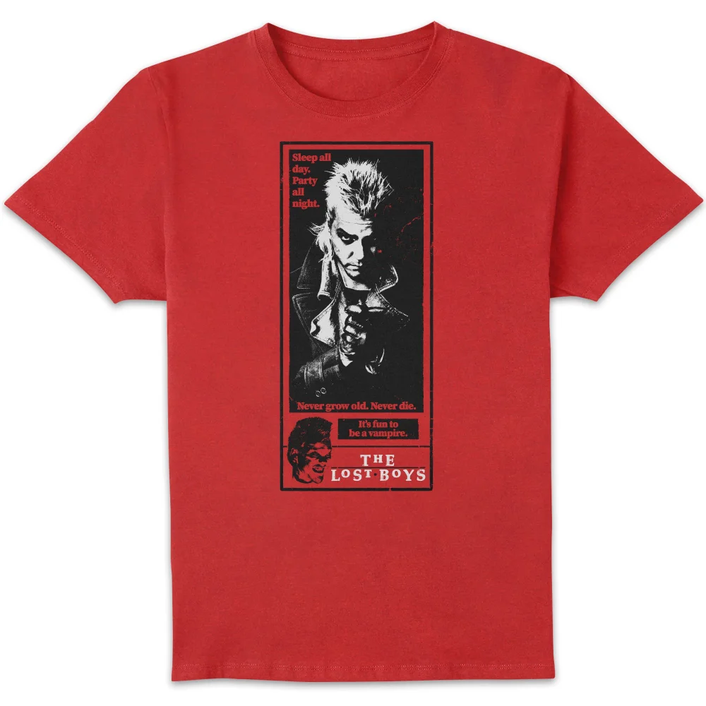 The Lost Boys Sleep All Day Party All Night Unisex T-Shirt - Rot - S Bild 1