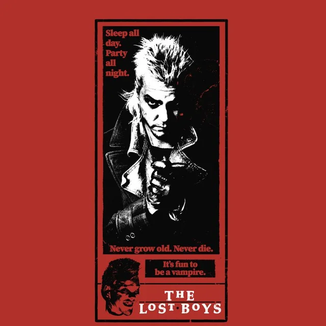 The Lost Boys Sleep All Day Party All Night Unisex T-Shirt - Rot