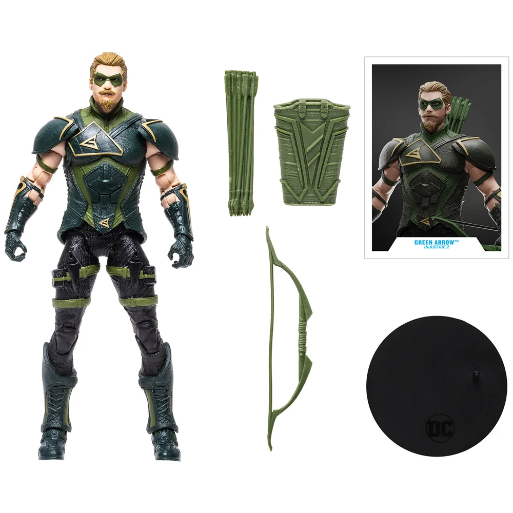 McFarlane DC Gaming 7 Inch Action Figure Wv7 - Green Arrow Bild 1
