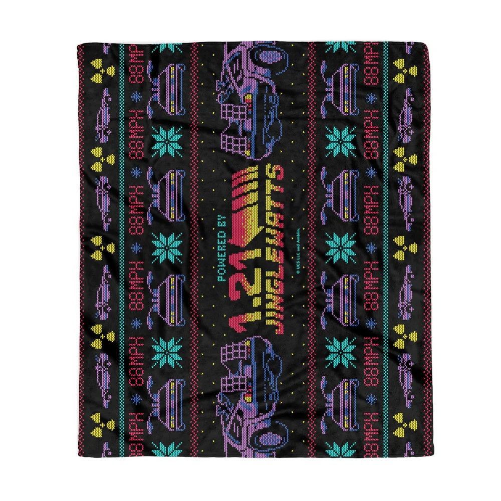 Back To The Future Jingle Watts Fleece Blanket - M Bild 1