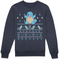 Pokémon Jingle Shells Unisex Weihnachtspullover – Navy