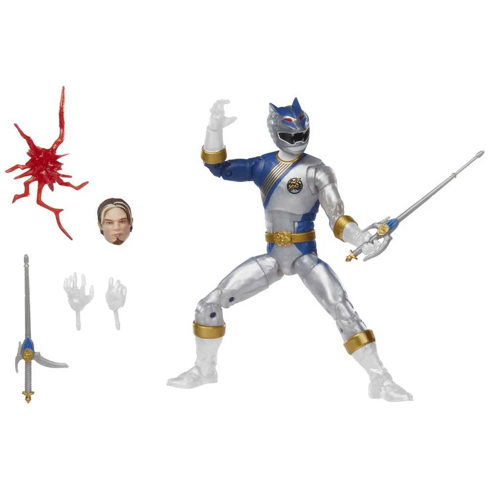 Hasbro Power Rangers Lightning Collection Wild Force Lunar Wolf Ranger Figure Bild 1