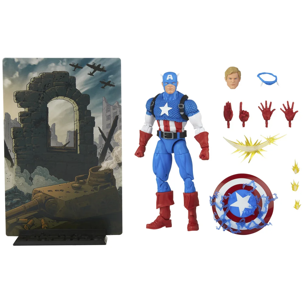 Hasbro Marvel Legends Series 1 Captain America Action Figure Bild 1