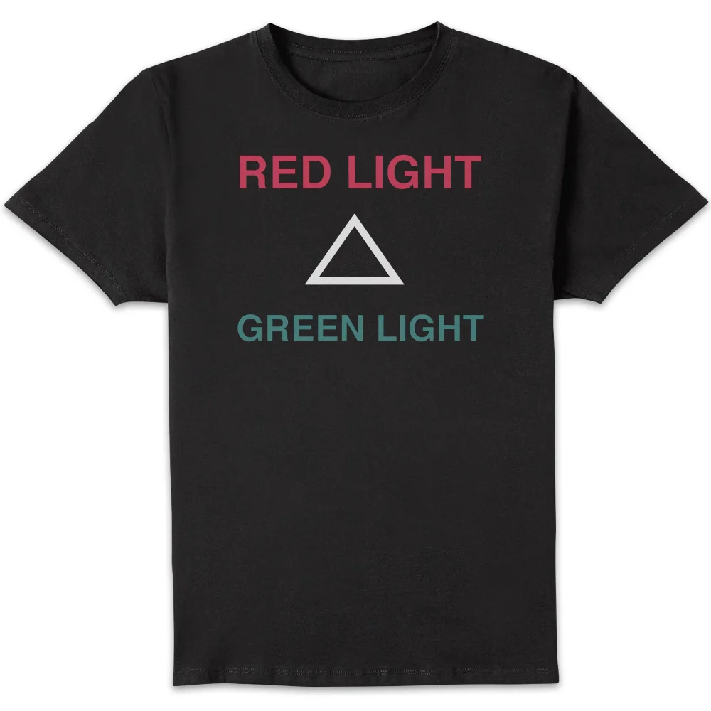 Squid Game RED LIGHT GREEN LIGHT Herren T-Shirt - Schwarz - S Bild 1