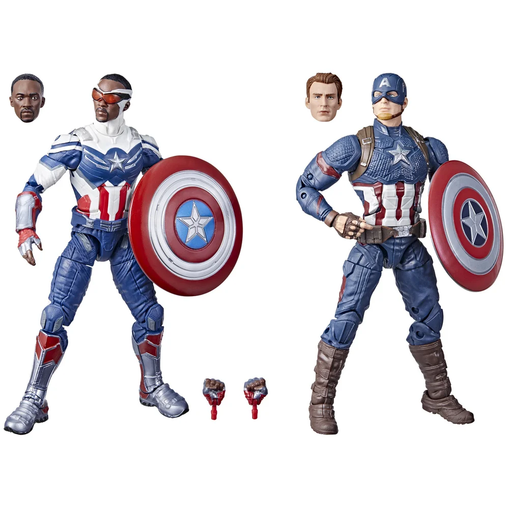 Hasbro Marvel Legends Series Captain America 2-Pack Action Figure Bild 1