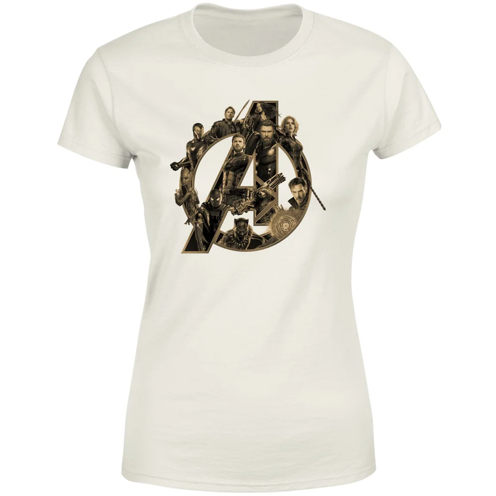 Marvel Avengers Logo Women's T-Shirt - Cream - M Bild 1