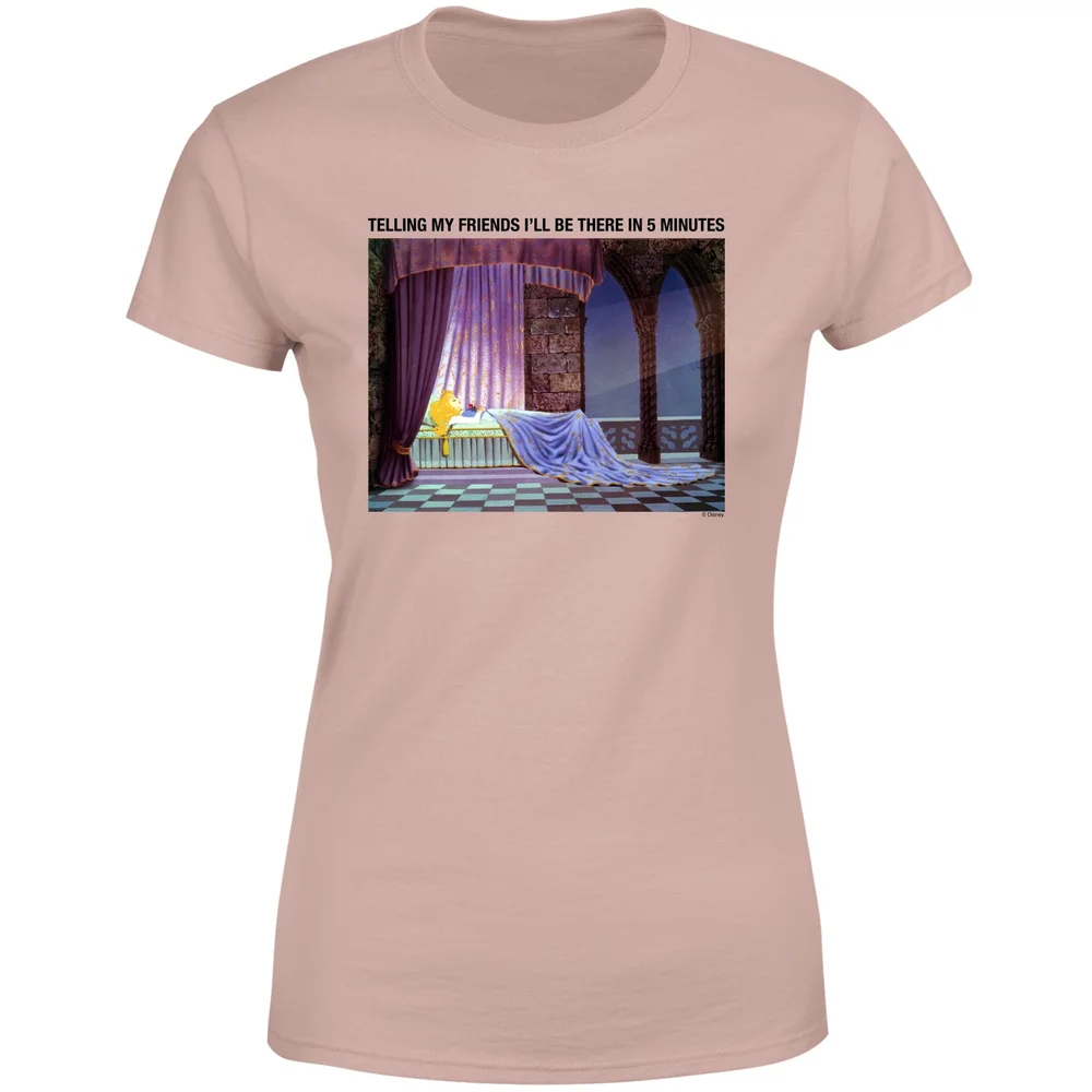 Disney Sleeping Beauty I'll Be There In Five Women's T-Shirt - Dusty Pink - XL Bild 1