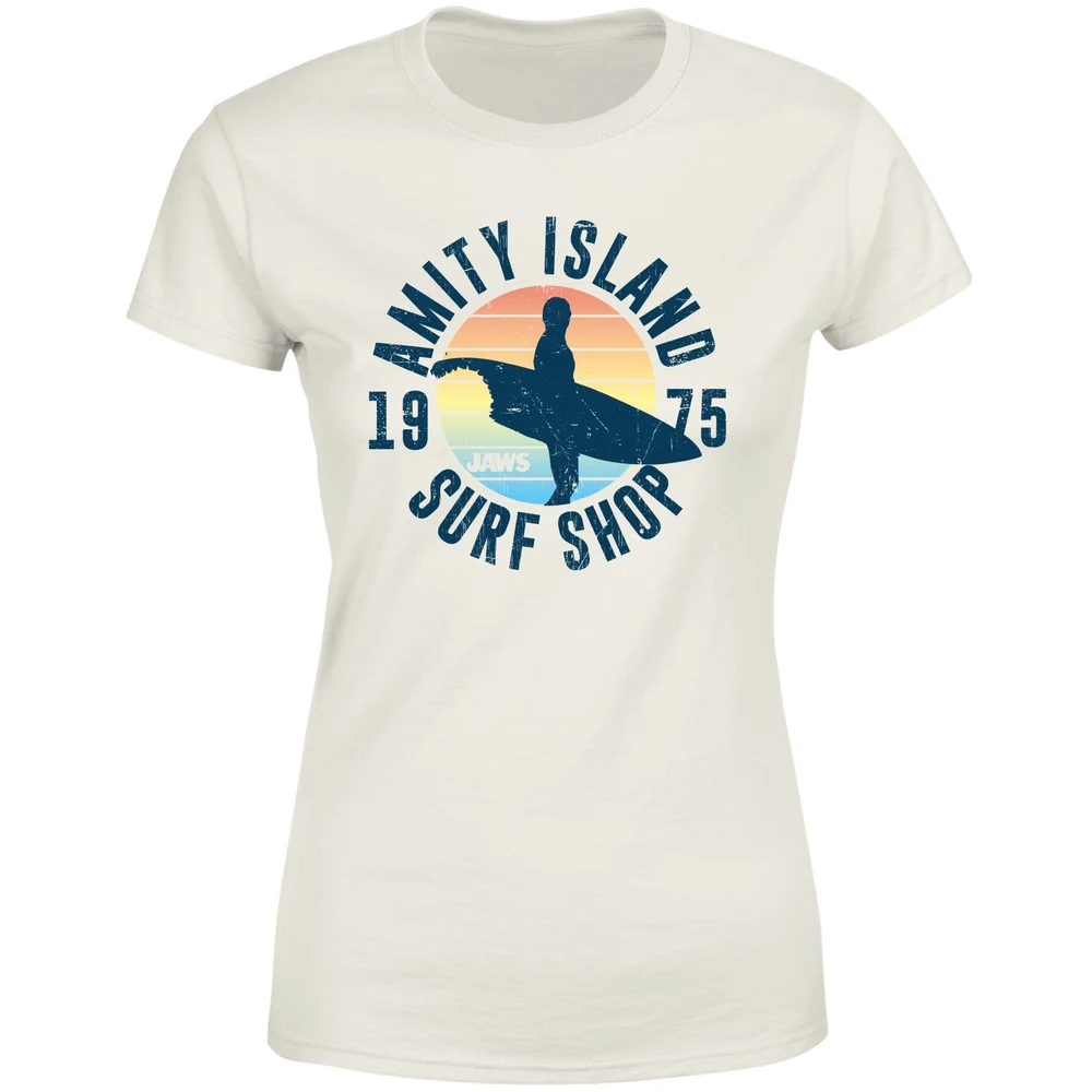 Jaws Amity Surf Shop Women's T-Shirt - Cream - M Bild 1