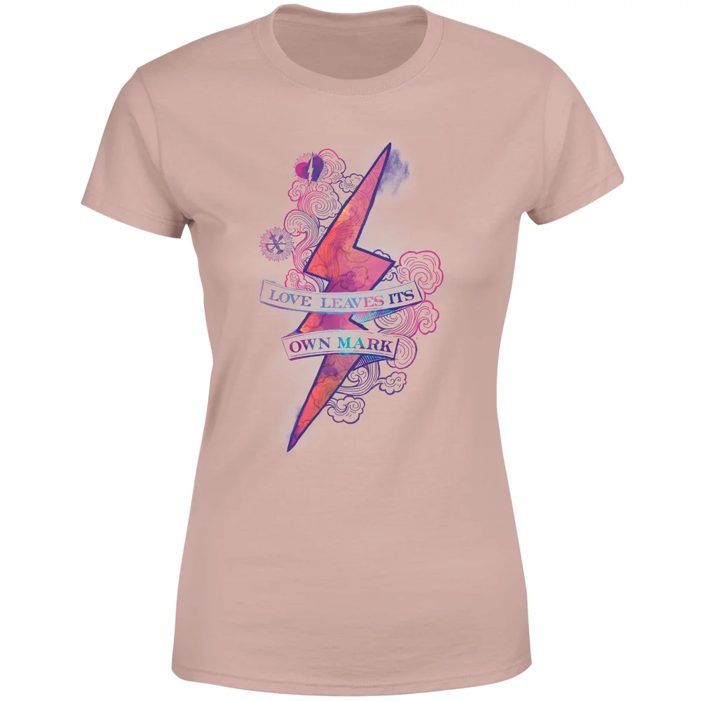 Harry Potter Love Leaves Its Own Mark Women's T-Shirt - Dusty Pink - XXL Bild 1