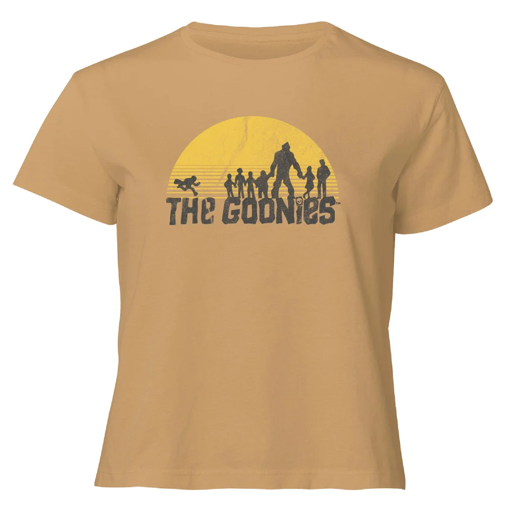 The Goonies Retro Logo Women's Cropped T-Shirt - Tan - XL Bild 1